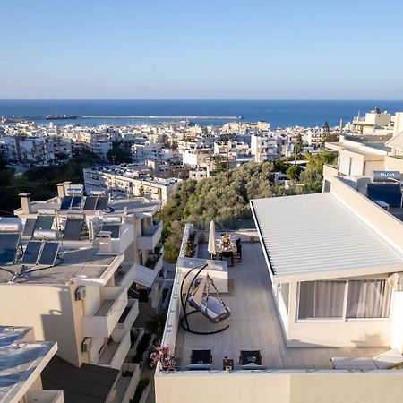 Helen Luxury Holiday House With Sea View Ретимно Экстерьер фото