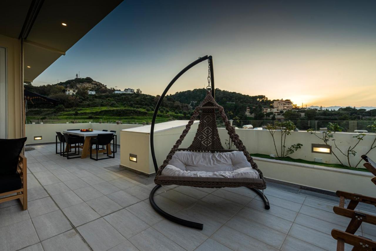 Helen Luxury Holiday House With Sea View Ретимно Экстерьер фото