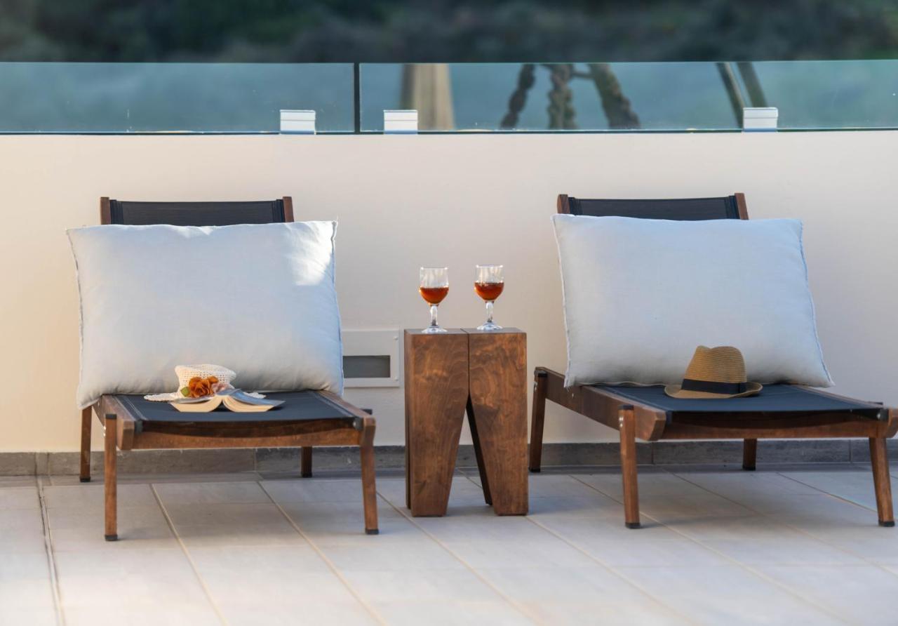 Helen Luxury Holiday House With Sea View Ретимно Экстерьер фото