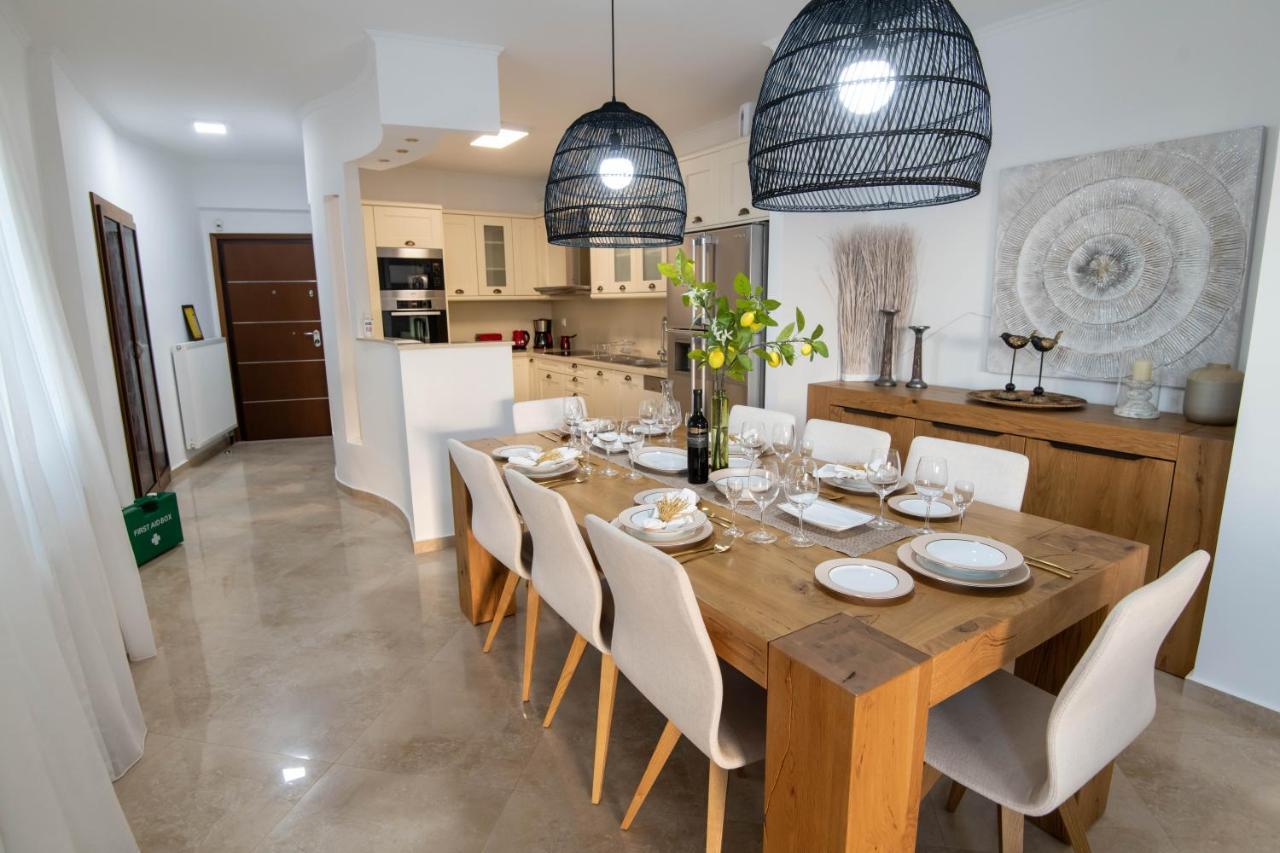 Helen Luxury Holiday House With Sea View Ретимно Экстерьер фото